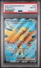 2023 POKEMON MEW EN-151 #192 ZAPDOS ex ULTRA RARE PSA 8
