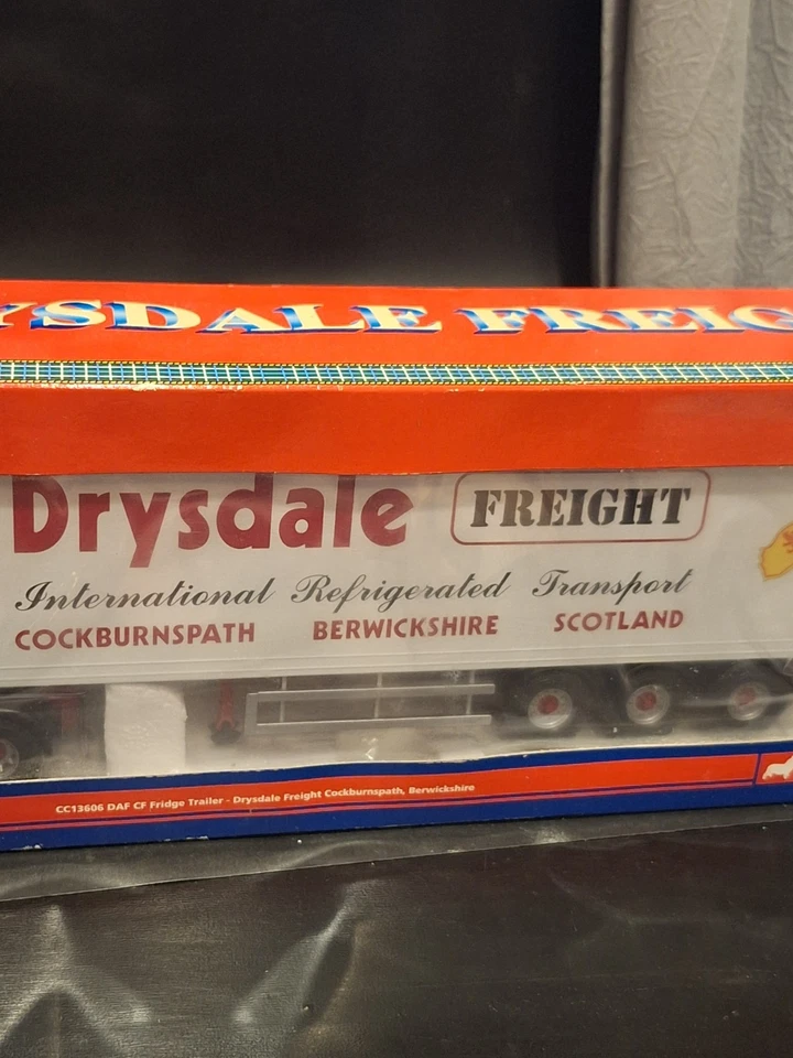 Corgi CC13606 DAF CF Fridge Trailer - Drysdale Freight Lorry Truck BOXED 1:50 - Image 3 of 4