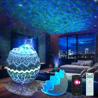 Galaxy Projector for Bedroom, 15 Color Nebula Star Projector with Bluetooth 5...