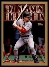 1998 Topps #478 Mark McGwire