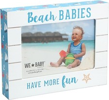 Pavilion Gift Company - Beach Babies Have More Fun - Horizontal White, Blue