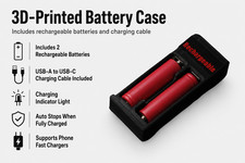 USBC Rechargeable 6800mAH Battery Case For SONY DAT TCD-D10 PRO NP-22