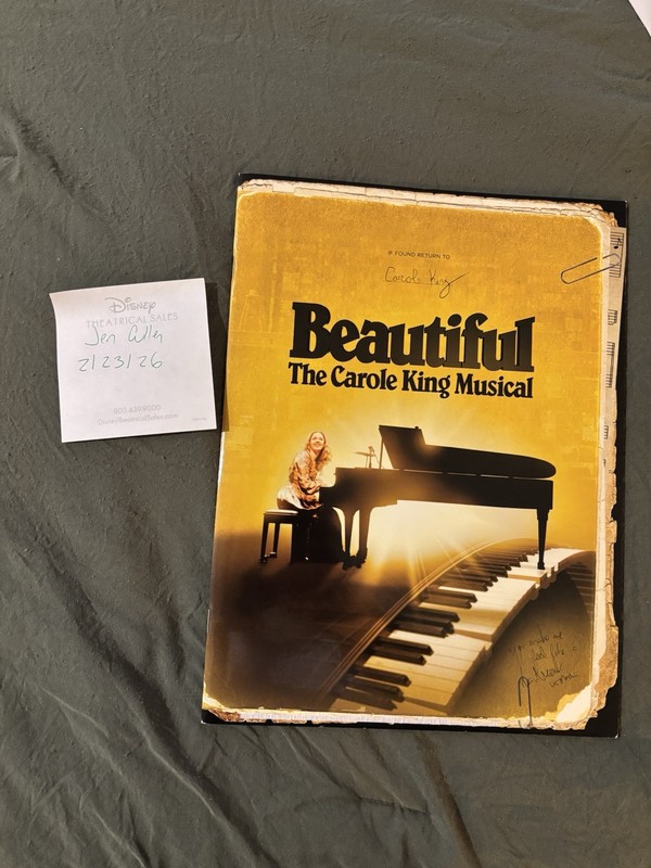 Beautiful The Carole King Musical Souvenir Program