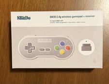 8BitDo SN30 2.4G Wireless Gamepad for Original SNES/SFC | SF Edition | NEW