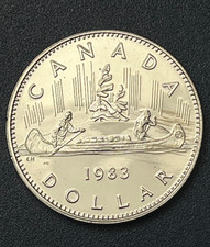 CANADA 1983 Voyageur Uncirculated $1 One Dollar plucked from Mint Set