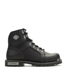 Botas de motocicleta Harley-Davidson Edgefield D93885 de cuero negro para hombre
