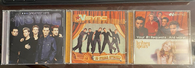*NSYNC 3 cd lot (Greatest Hits/ No Strings Attached / #1 Requests with Britney)
