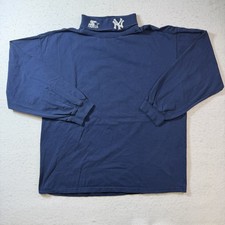 New York Yankees Mock Neck Turtleneck Starter MLB Judge Jeter Vintage Men’s XL