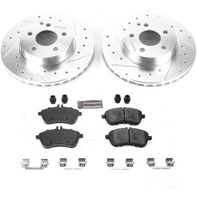 Power Stop K7766 Z23 Daily Driver Brake Pad and Z23 Evolution Brake Rotor Kit