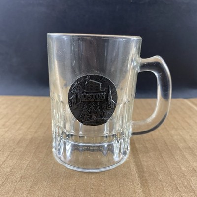 Boston Freedom Trail 3 D Mug shot glass, COMB SHIP $1