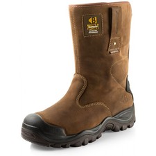 Buckler BSH010BR Waterproof Safety Rigger Boots Steel Toe S3 Brown 6-13