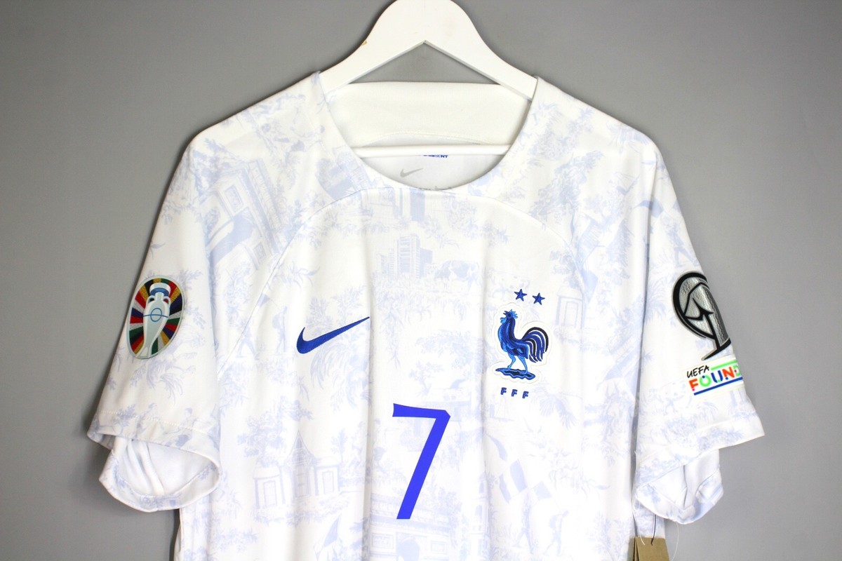 Flocage Officiel - France, Griezmann, 2024, Home, Blanc – Footpress