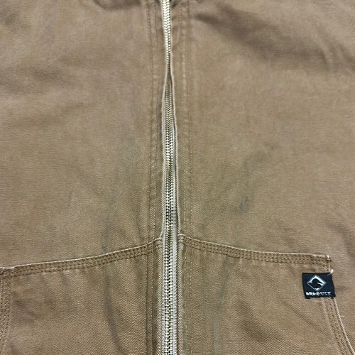 Dri-Duck 5020 Cheyenne Hooded Quit Lined Work Jacket Brown Men’s Large - Picture 13 of 16