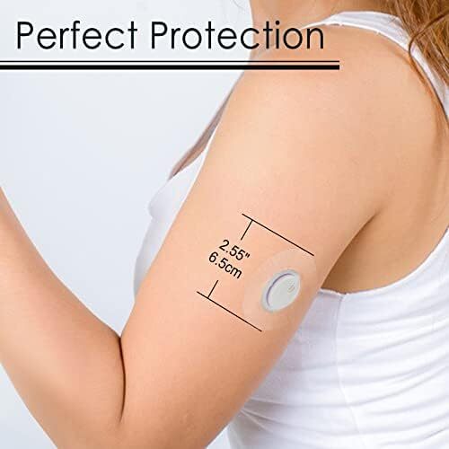65Pack Libre 3 Sensor Covers Waterproof Freestyle Adhesive Patches Libre 3 Clear - Picture 7 of 9