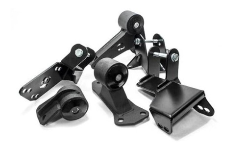 Innovative Blk Steel Mounts 75A Bushings For 96-00 Civic K-Swap (EG/DC Subframe) - Picture 3 of 10