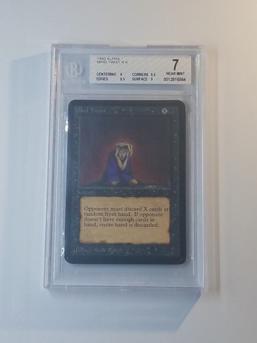 BGS 7.0 ALPHA Mind Twist NM Magic the Gathering M:tG MTG Beckett Graded - Picture 1 of 2