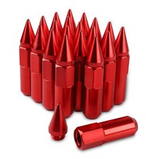 20pcs M12x1.5 Cap Spiked Extended 60mm Tuner Aluminum Wheels Rims Lug Nuts 20pcs M12x1.5 Cap Spiked Extended 60mm Tuner Aluminum Wheels Rims Lug Nuts