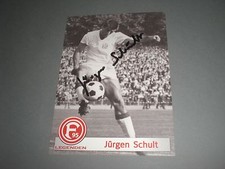 Jürgen Schult  Fortuna Düsseldorf signed signiert Autogramm auf Autogrammkarte