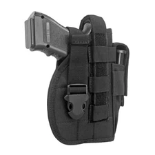 Tactical Molle Belt Pistol Holster Waist OWB Gun Holster with Mag Right Hand