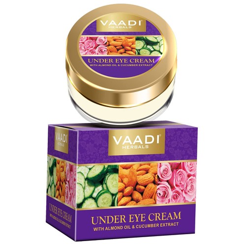 Vaadi Kräuter Unter Augencreme Mit Mandelöl & Gurke Extrakt 30g z170 - Bild 4 von 5