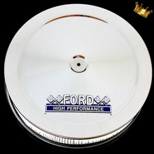Chrome Air Cleaner With Ford Emblem Fits 289 302 351w 351c 429 460 390 427 428 Chrome Air Cleaner With Ford Emblem Fits 289 302 351w 351c 429 460 390 427 428