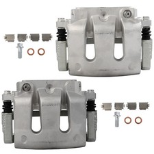 Front Pair W Bracket For 2005 2006 2007 08 09 2010 Ford Mustang Brake Calipers