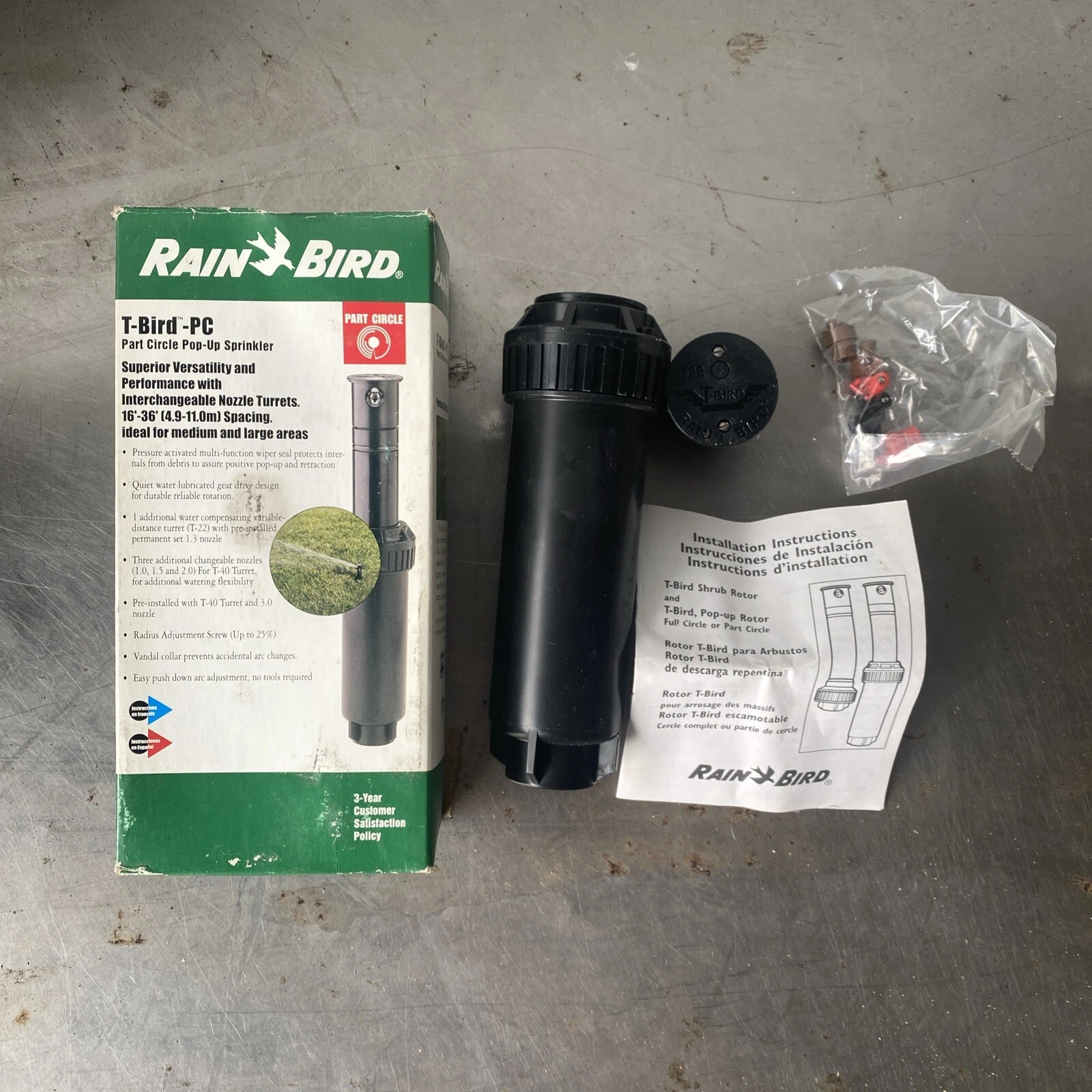 RAIN BIRD T-Bird - PC Part Circle Pop Up Sprinkler