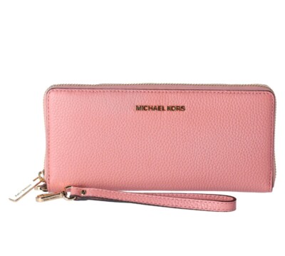 Michael Kors Jet Set Large Continental Zip Around Wallet Wristlet