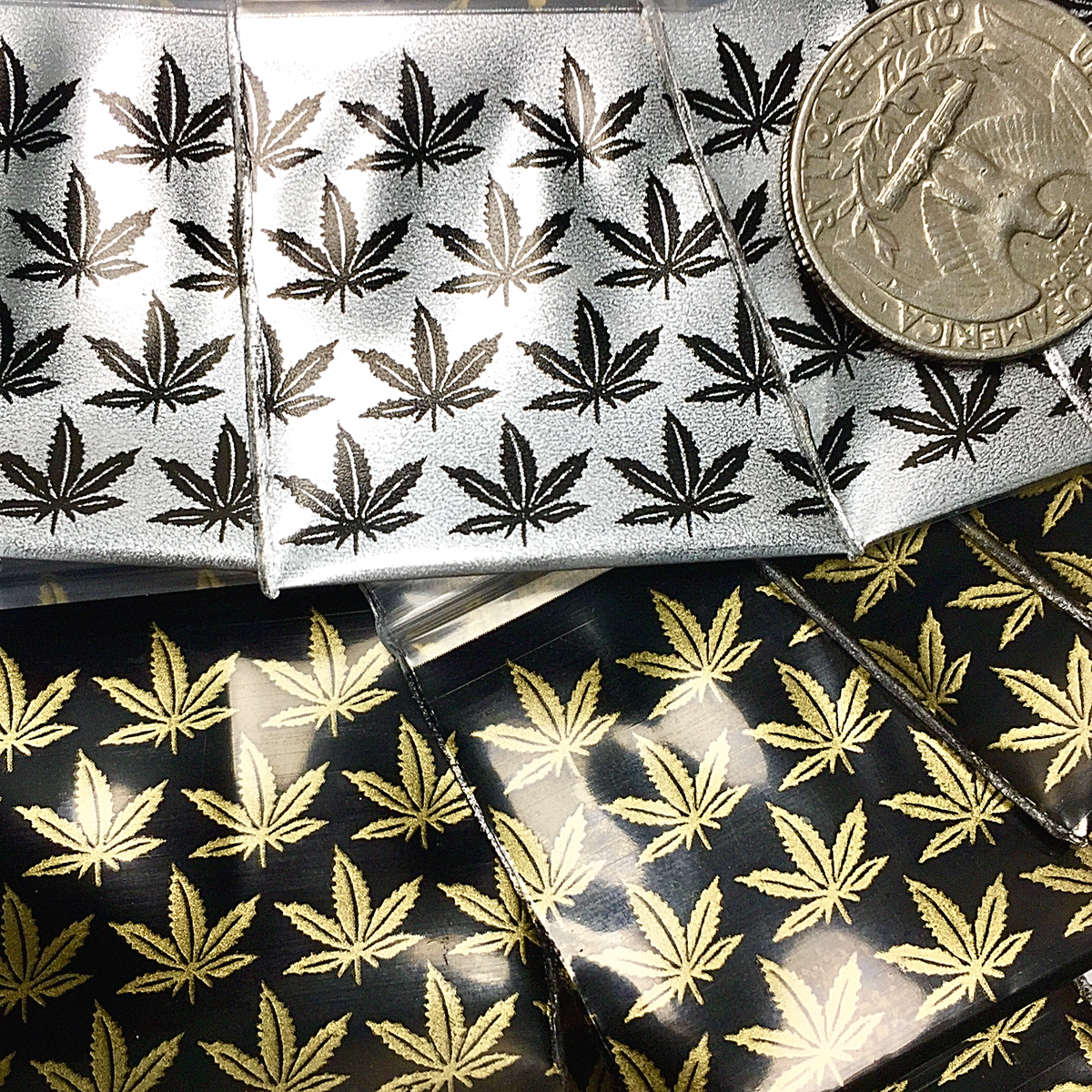 BaggiesSince1987 - 1515 ZipSeal Design Bags 100PCS WEEDS BaggiesSince1987 - 1515 ZipSeal Design Bags 100PCS WEEDS