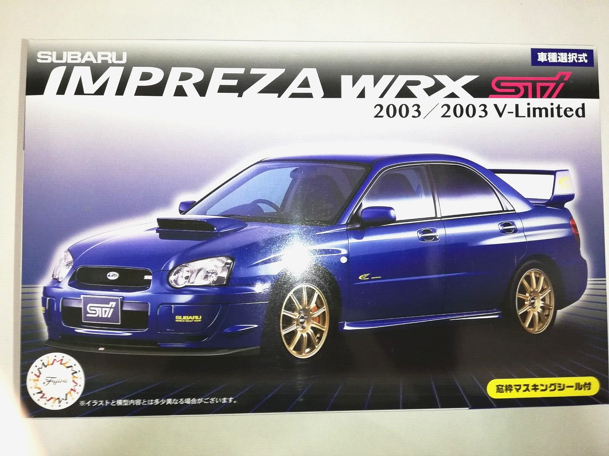 ロッド IMPRESSA 1.5-53 FUKASE Model Fujimi ID103 Subaru Impreza WRX Sti/2003 V-Limited Plastic