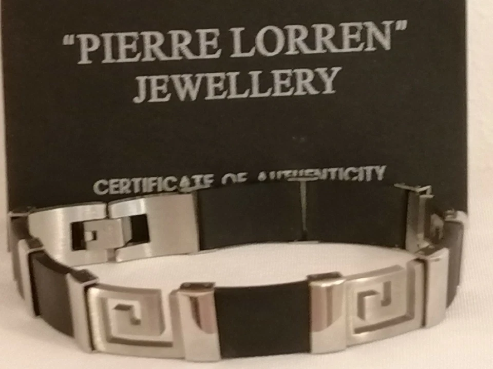 Pulsera Hombre PLATA Joyería Griega Antigua Pulsera Llave Meandro Papá Regalo Hijo HMDE Foto 2 de 4