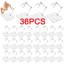 US 36Pcs Adjustable Action Figure Display Holder Base Doll Model Stand For HG144