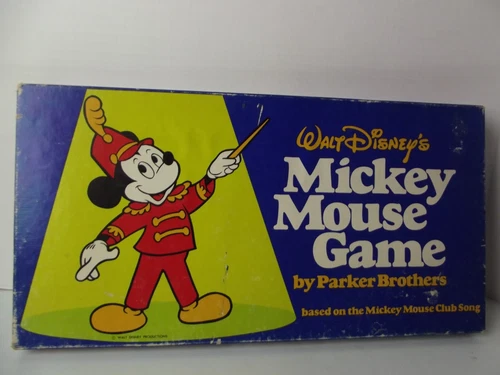 VINTAGE 1976 WALT DISNEY'S MICKEY MOUSE BOARD GAME PARKER BROTHERS COMPLETE SET 