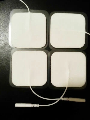 8 PC SQUARE MASSAGE PADS for Mystim Tension Tens Unit Massager Stimulator