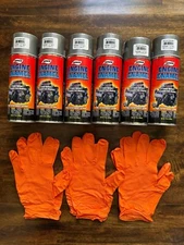Aervoe 582 Engine Enamel Paint Gray Cast Iron 12 Oz 6-Pack Includes 3 Gloves