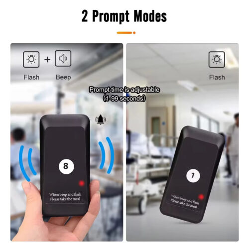 16 Restaurant Coaster Pager Guest Call Wireless Paging Queuing Calling System AU - Picture 3 of 7