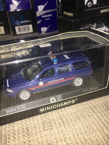 1/43 Minichamps Volvo V70 GWK Grenzwache Schweiz Polizei Polis Police Polizia NE - Picture 2 of 5