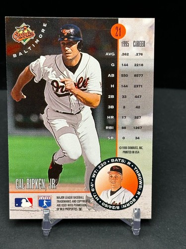 Cal Ripken Jr. 1996 Leaf #21 Baltimore Orioles - Picture 2 of 2