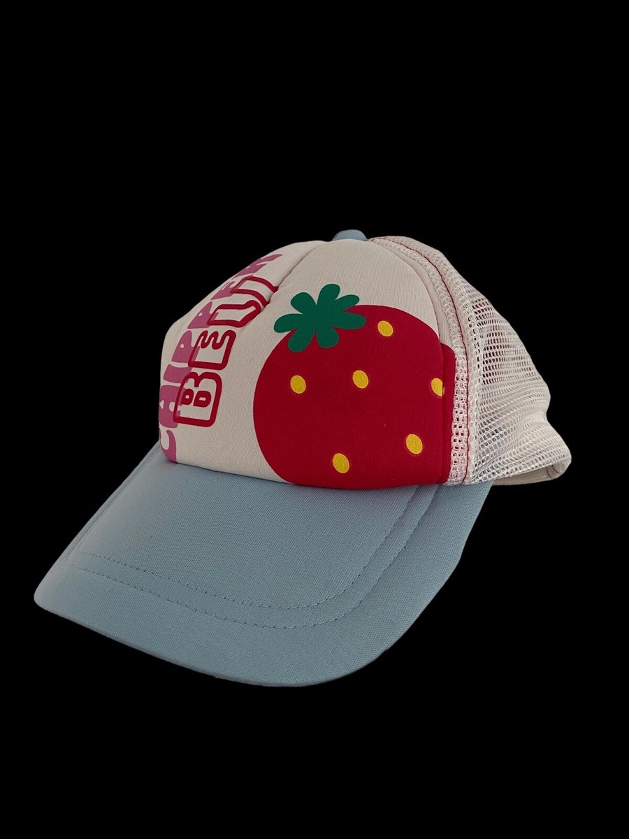 90s Chipper Bell Strawberry Trucker Hat | eBay