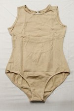 Arshiner Women's Ballet Dance Camisole Leotard EJ2 Light Suntan Medium NWT
