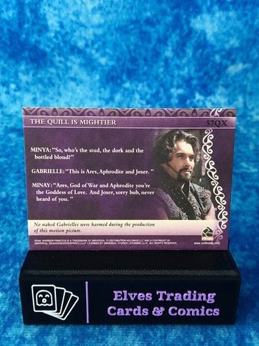 Xena: The Quotable Xena PARALLEL SINGLE Non-Sport Trading card Rittenhouse 2003 - Picture 114 of 268