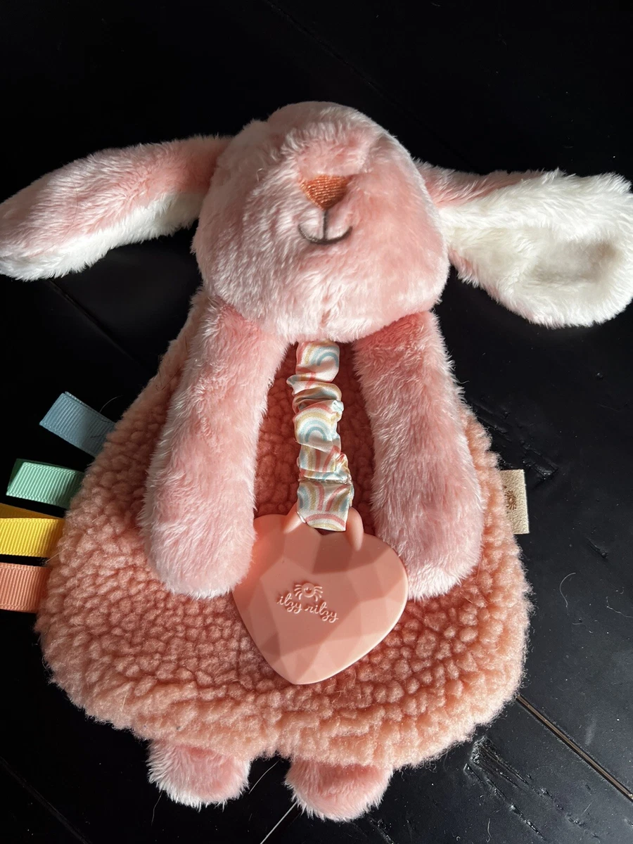 Itzy Lovey™ Plush and Teether Toy - Ana the Bunny