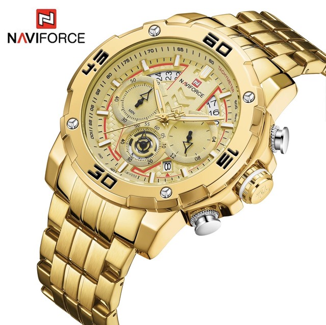 naviforce gold watch