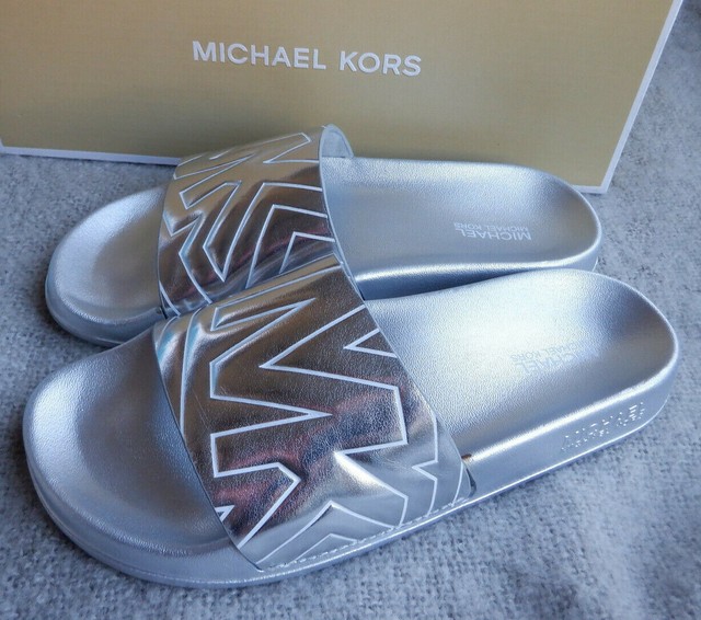 Women's Michael Kors Gilmore Pool Slide Sandals Bright Red | eBay