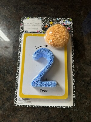 Educational Insights Playfoam Shape & Learn Number Set. New Children Play