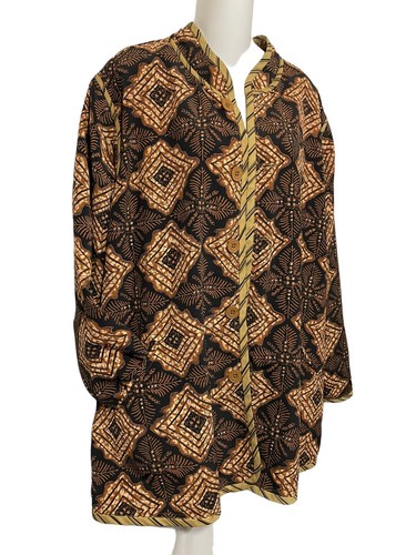 Koos of Course Reversible Brown Jacket Plus Size 2X Art to Wear Light Topper Top - Picture 14 of 14