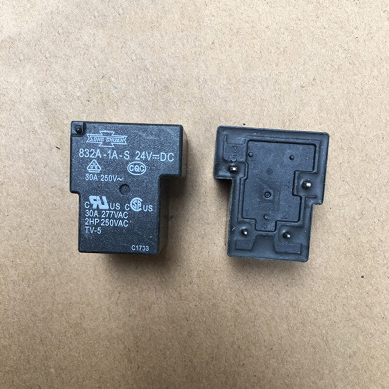 2PZ SONG CHUAN 832A-1A-S Relè Di Alimentazione 24VDC 4pin 30A - Foto 10