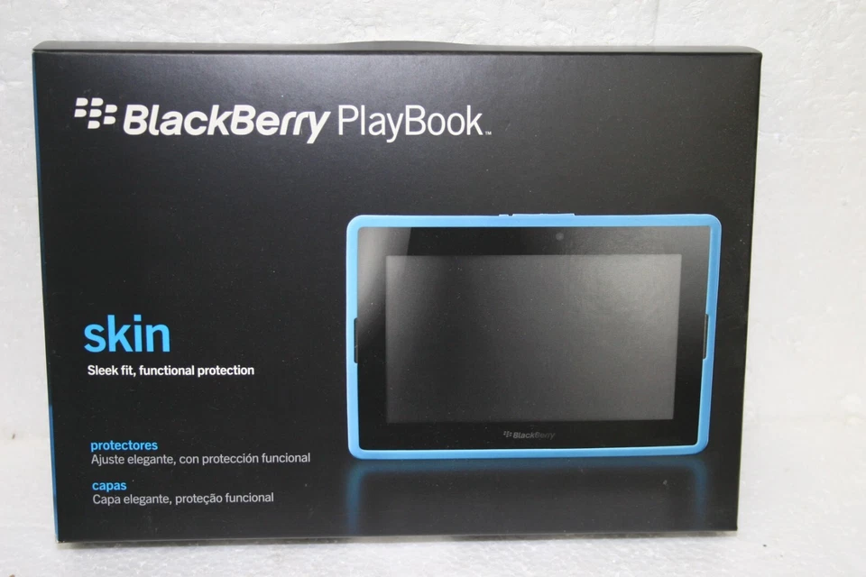 RIM - ACC-39313-303 Sky Blue Silicone Skin for BlackBerry PlayBook Tablet NEW - Image 2 of 3