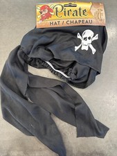 NEW IN PACKAGE  Skull Pirate Bandana Doo Do Rag Headwrap Biker Costume