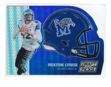 2016 Panini Collegiate Draft Picks #48 Paxton Lynch Prizm Helmet Die-Cut Prizm